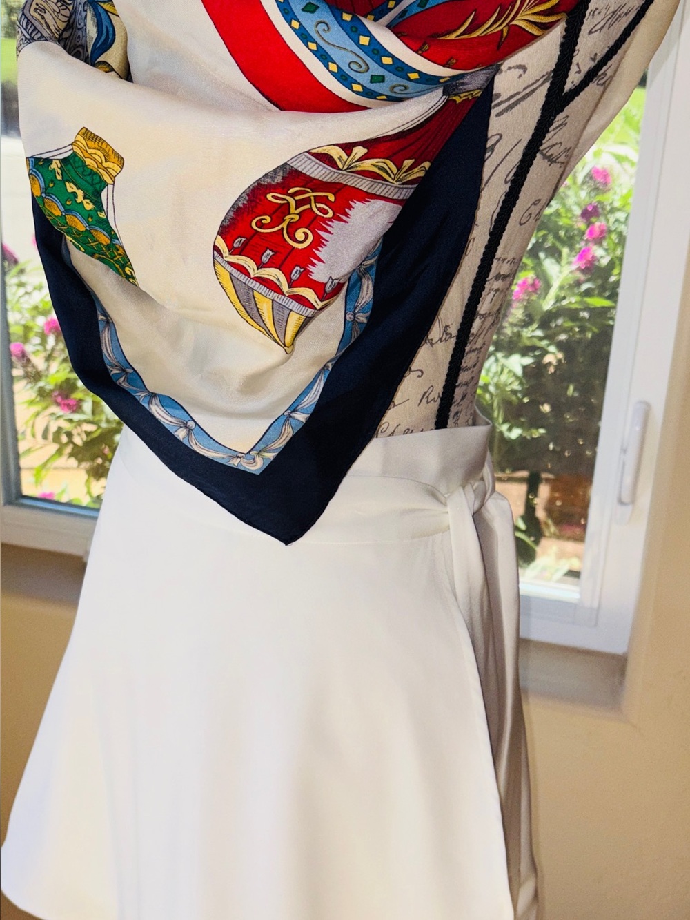 Classic White Mini Skirt with Clean A-Line Shape